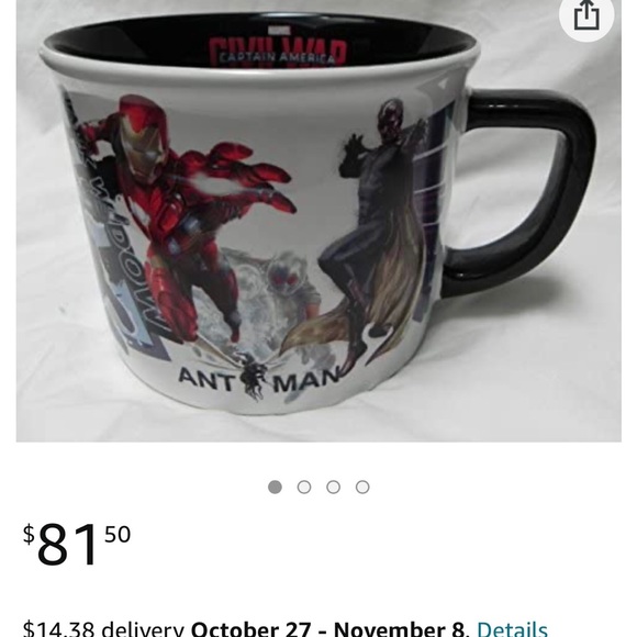 Captain America civil war mug nwot - Picture 6 of 6